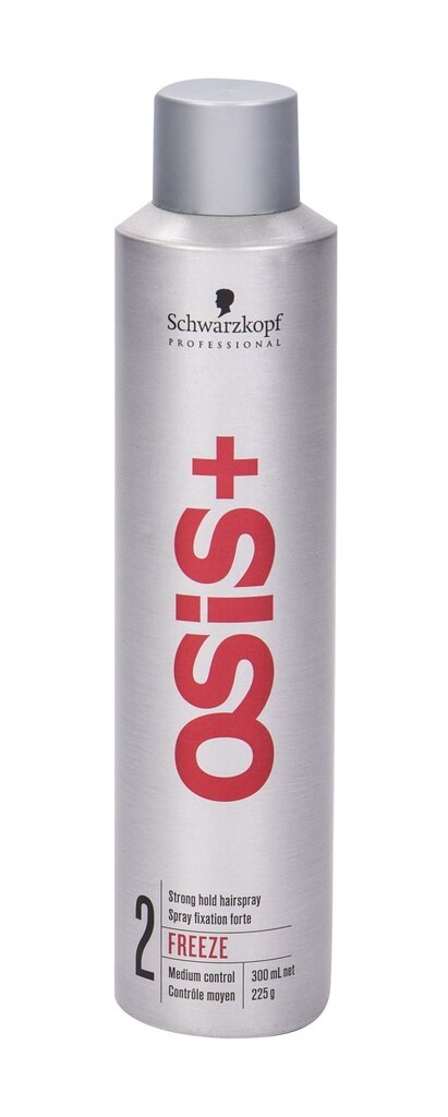 Juukselakk Schwarzkopf Professional Osis+ Freeze Strong Hold 300 ml цена и информация | Viimistlusvahendid juustele | kaup24.ee