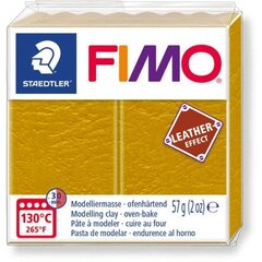 Polümeersavi Effect Leather ooker 57gr, Fimo /6 цена и информация | Принадлежности для рисования, лепки | kaup24.ee