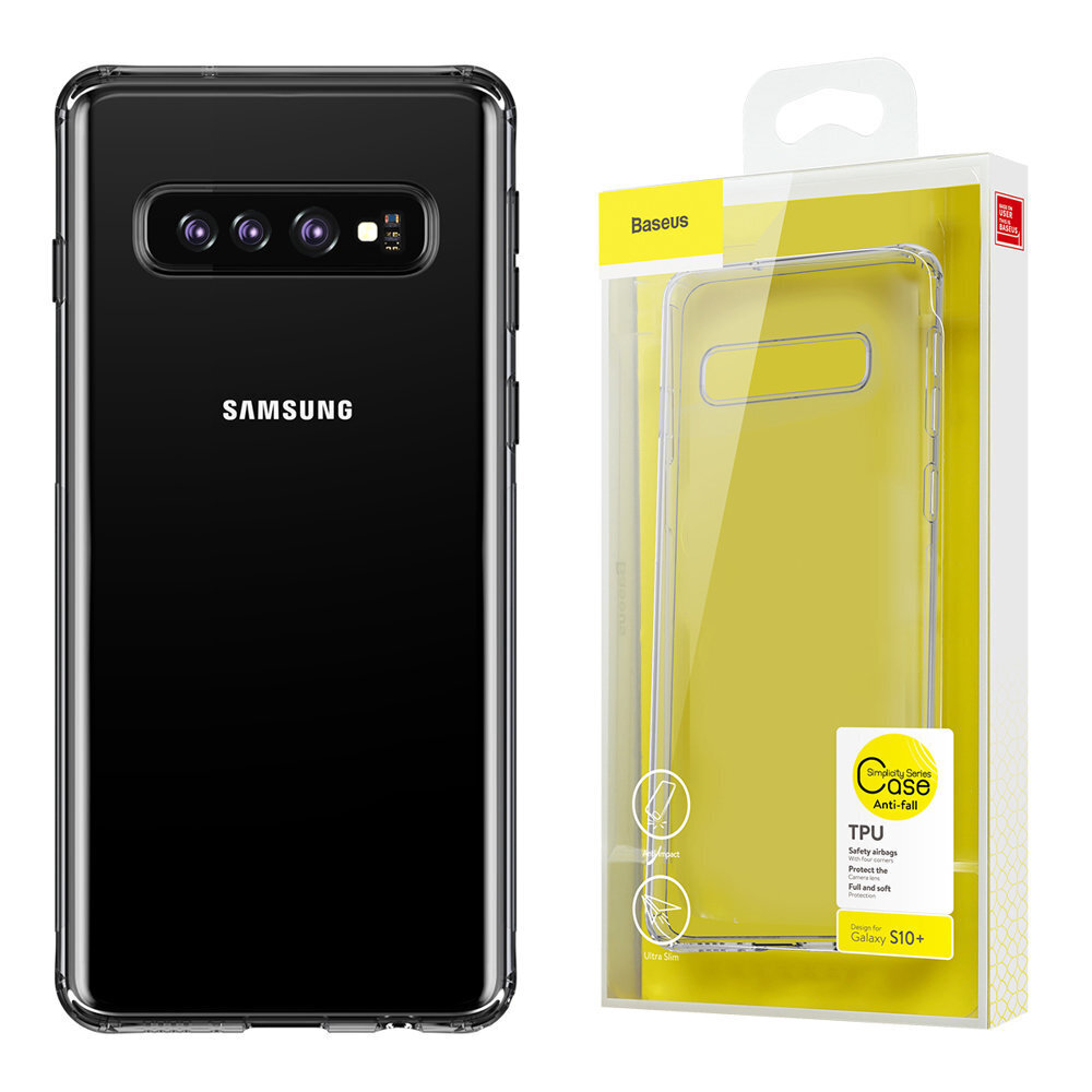 Baseus Samsung Galaxy S10, läbipaistev цена и информация | Telefoni kaaned, ümbrised | kaup24.ee