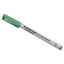 Marker Lumocolor S 0,4mm roh. mitte-permanentne. Staedtler цена и информация | Смягчает воду и защищает Вашу посудомоечную машину от извести. | kaup24.ee