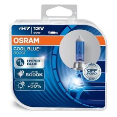  Автомобильные огни Osram Cool Blue Boost H7 80W 12V P43T, 2 шт цена и информация | Автомобильные лампочки | kaup24.ee