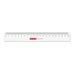 Joonlaud 20cm värvitu, Brunnen /10 цена и информация | Канцелярские товары | kaup24.ee