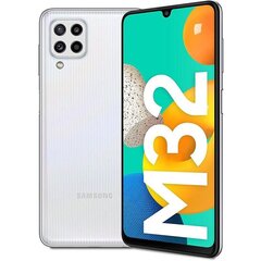 Samsung Galaxy M32, 128 GB, Dual SIM, White цена и информация | Мобильные телефоны | kaup24.ee