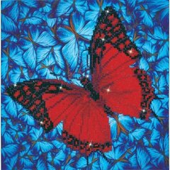 Teemantmosaiik Flutter By Red, 30x30 hind ja info | Teemantmaalid, teemanttikandid | kaup24.ee