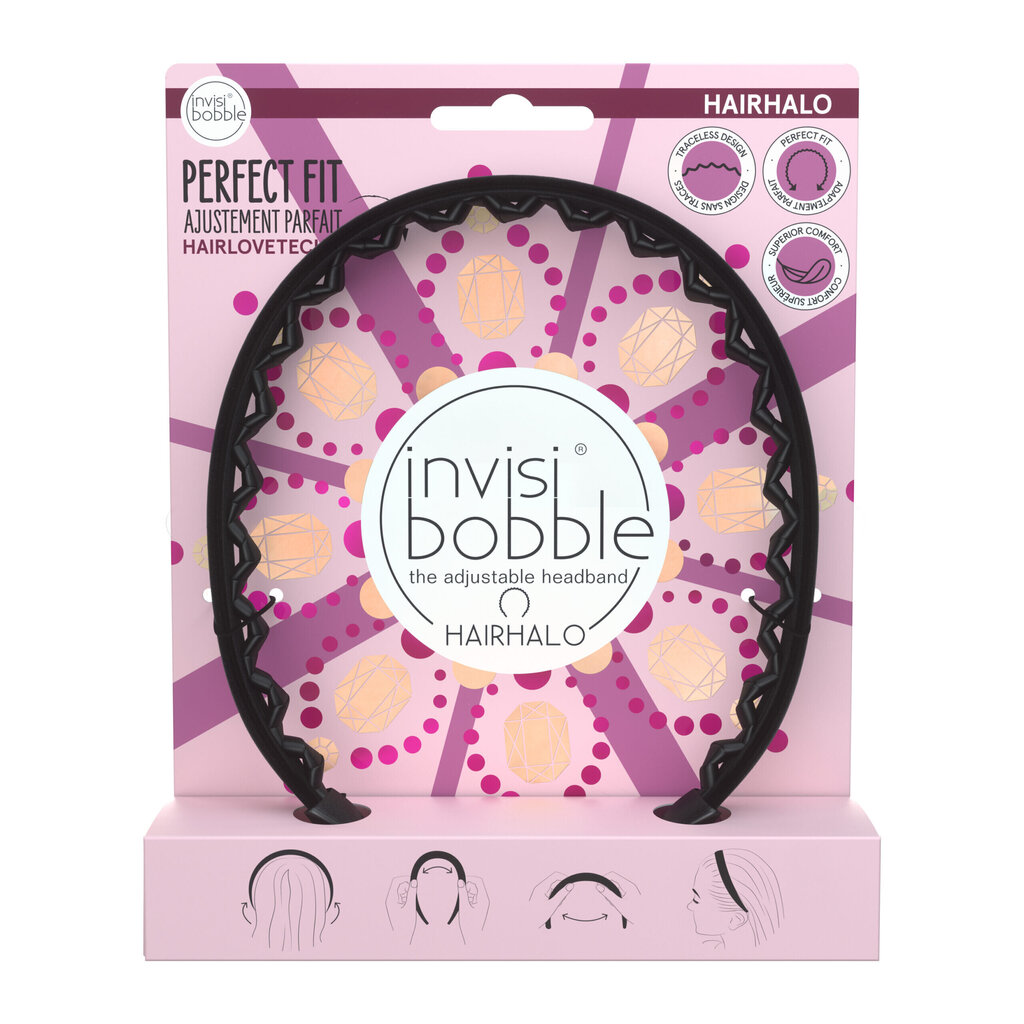 Invisibobble HAIRHALO British Royal Crown and Glory reguleeritava suurusega peavõru цена и информация | Juuste aksessuaarid | kaup24.ee