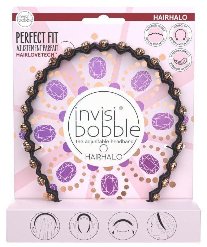 Invisibobble HAIRHALO British Royal Put your Crown on reguleeritava suurusega peavõru цена и информация | Juuste aksessuaarid | kaup24.ee