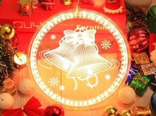 Valgustatud jõulukaunistus „Kellukesed“, akrüülist hind ja info | Jõulukaunistused | kaup24.ee