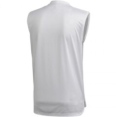 Мужская футболка Adidas Condivo 20 sleeveless training M EA2509 52890, белая цена и информация | Мужская спортивная одежда | kaup24.ee