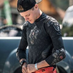 Спортивная футболка G-Form Pro-X Padded Compression M SS010233, 53484 цена и информация | Мужская спортивная одежда | kaup24.ee