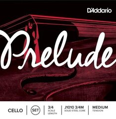Keeled tšellole D'Addario Prelude J1010 3/4M hind ja info | Muusikariistade tarvikud | kaup24.ee