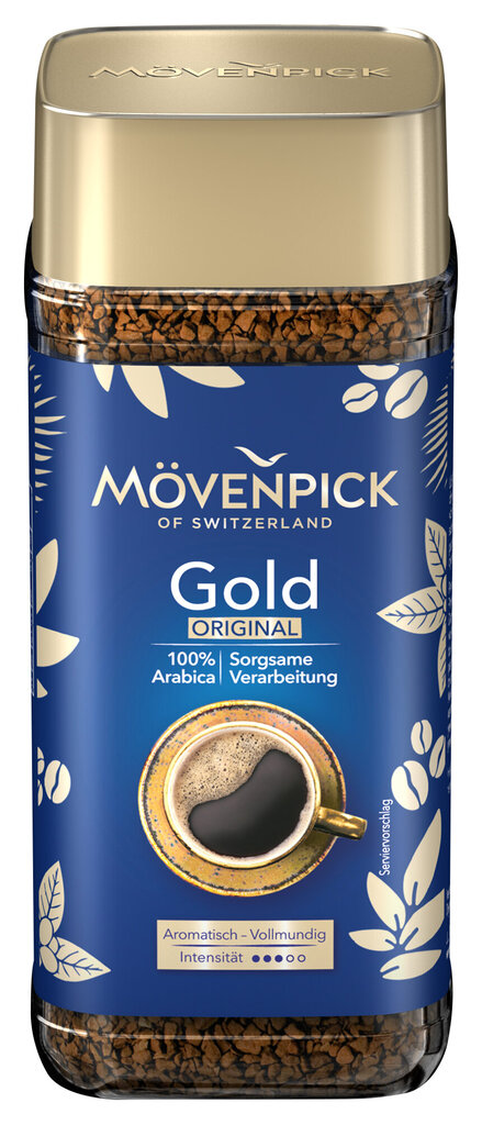 Lahustuv kohv Mövenpick Gold Original, 100 g цена и информация | Kohv, kakao | kaup24.ee