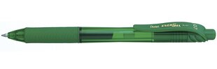Geelpliiats lülitiga EnerGel X 0,7mm roheline, Pentel /12 цена и информация | Письменные принадлежности | kaup24.ee
