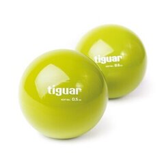 Весовые мячи Tiguar, 0,5 кг цена и информация | Грузы, гантели, грифы | kaup24.ee