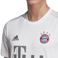 Футболка мужская Adidas Bayern Munich Away 19/20 M DW7406, белая цена и информация | Мужская спортивная одежда | kaup24.ee