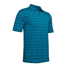 Meeste spordisärk Polo Under Armour Charged Cotton Scramble Stripe M 1323455-417, sinine цена и информация | Мужская спортивная одежда | kaup24.ee