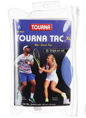 Tennisereketi kaepide Tourna Tac XL, 10 tk, Sinine hind ja info | Välitennise tooted | kaup24.ee