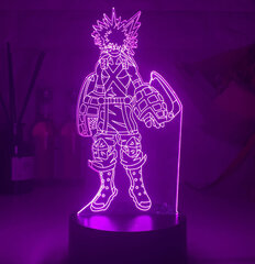 Lamp 3D Led My hero academia цена и информация | Детские светильники | kaup24.ee