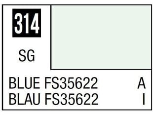 Краска Mr.Hobby - серия Mr.Color нитрокраска С-314 светло-голубая FS35622, 10 мл цена и информация | Принадлежности для рисования, лепки | kaup24.ee