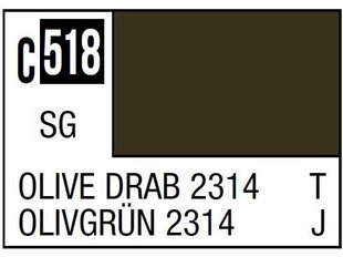 Mr.Hobby - Mr.Color C-518 Olive Drab 2314, 10ml hind ja info | Kunstitarbed, voolimise tarvikud | kaup24.ee