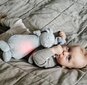 Öövalgusti öölambi ja roosa müraga Moonie küülik, hõbedane roosade kõrvadega hind ja info | Imikute mänguasjad | kaup24.ee