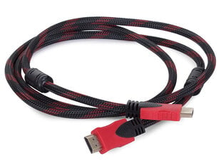 Kabel przewód HDMI 2.0 4k 3D UHD 1,8m miedź 48 bit hind ja info | Kaablid ja juhtmed | kaup24.ee