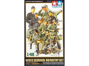 Tamiya - WW II German Infantry Set, 1/48, 32512 hind ja info | Klotsid ja konstruktorid | kaup24.ee