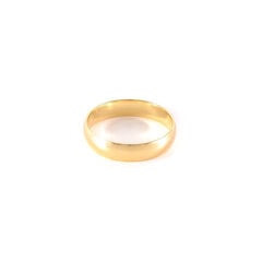 Klassikaline abielusõrmus kollase kullaga ZG4MMY hind ja info | Sõrmused | kaup24.ee