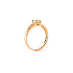 Briljandiga punasest kullast sõrmus ZGFJ005531R5RD hind ja info | Sõrmused | kaup24.ee