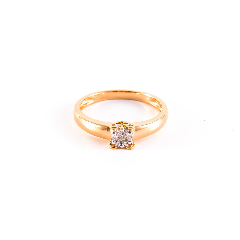 Briljandiga punasest kullast sõrmus ZGFJ005531R5RD цена и информация | Sõrmused | kaup24.ee