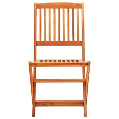 Sulankstomos sodo kėdės, 4 vnt, rudos hind ja info | Aiatoolid | kaup24.ee