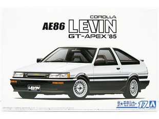 Aoshima - Toyota AE86 Corolla Levin GT-APEX `85, 1/24, 06192 hind ja info | Klotsid ja konstruktorid | kaup24.ee