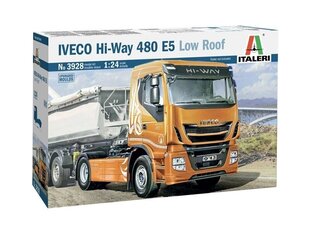 Italeri - IVECO Hi-Way 480 E5 (Low Roof), 1/24, 3928 hind ja info | Klotsid ja konstruktorid | kaup24.ee