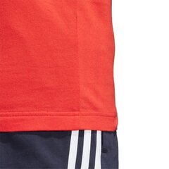 Футболка мужская Adidas Essentials 3-stripes Tee M DU0444, красная цена и информация | Мужская спортивная одежда | kaup24.ee