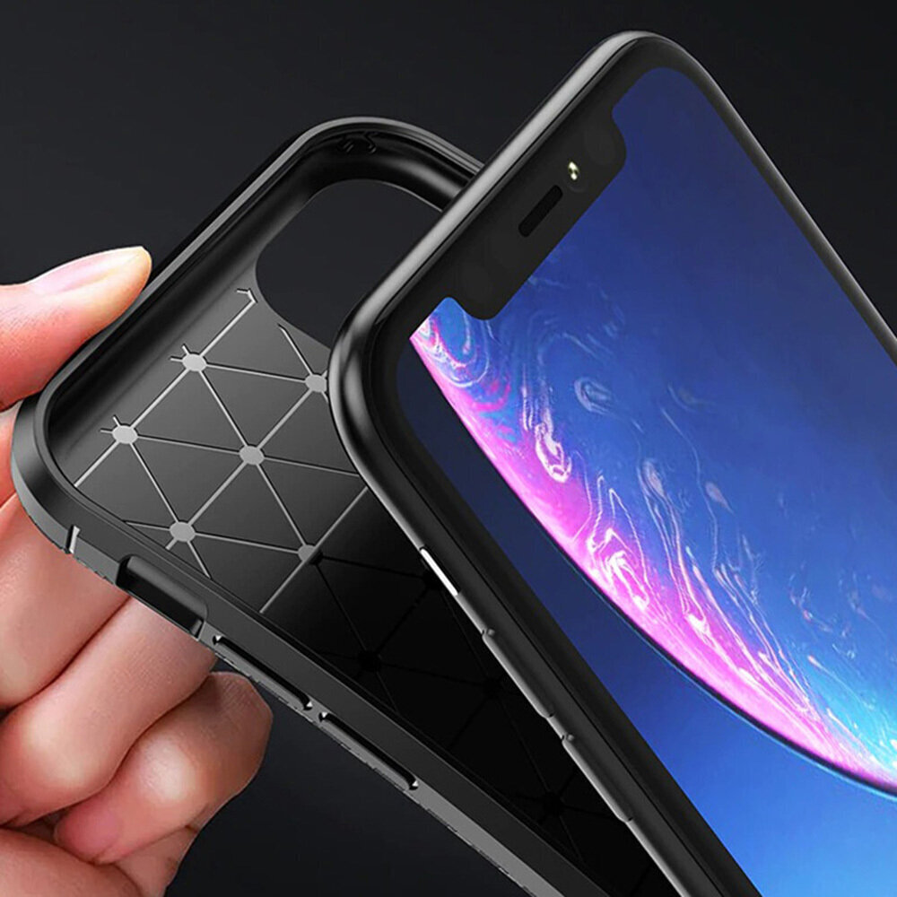 Carbon Elite telefoniümbris sobib iPhone 13 Pro Max, must цена и информация | Telefoni kaaned, ümbrised | kaup24.ee