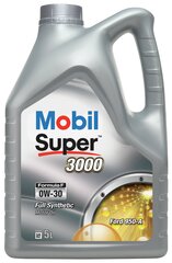 Mootoriõli Mobil Super 3000 FF 0W-30, 5L цена и информация | Моторные масла | kaup24.ee