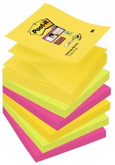 Märkmepaber Post-it z-note R330 SuperSticky76x76mm RIO 6 tk/p цена и информация | Тетради и бумажные товары | kaup24.ee