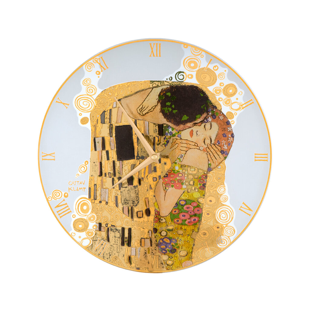 Seinakell Gustav Klimt - Suudlus hind ja info | Originaalsed kellad | kaup24.ee