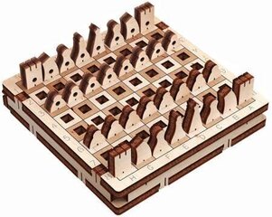 Puidust 3D-pusle– mäng Mr.Playwood Chess, 14+ aastat hind ja info | Klotsid ja konstruktorid | kaup24.ee