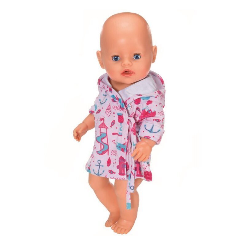 Nuku hommikumantel Baby born Zapf creation, 3+ aastat hind ja info | Tüdrukute mänguasjad | kaup24.ee