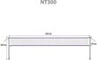 Sulgpallivõrk Nils NT300, 620x160 cm цена и информация | Sulgpall | kaup24.ee