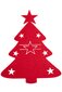 Jõuluteemaline söögiriistade tasku "Kuusk", 10 tk, punane hind ja info | Jõulukaunistused | kaup24.ee