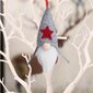 Riputatav jõulupäkapikk Punane, 16 cm hind ja info | Kuuseehted | kaup24.ee
