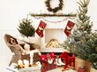 Dekoratiivne jõulupadjapüür koos pildiga "Xmas Trio", 45x45 cm hind ja info | Dekoratiivpadjad ja padjakatted | kaup24.ee
