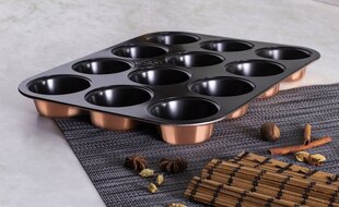 BerlingerHaus koogiküpsetusvorm Rosegold Metallic Line, 12 tk hind ja info | Ahjuvormid ja küpsetustarvikud | kaup24.ee