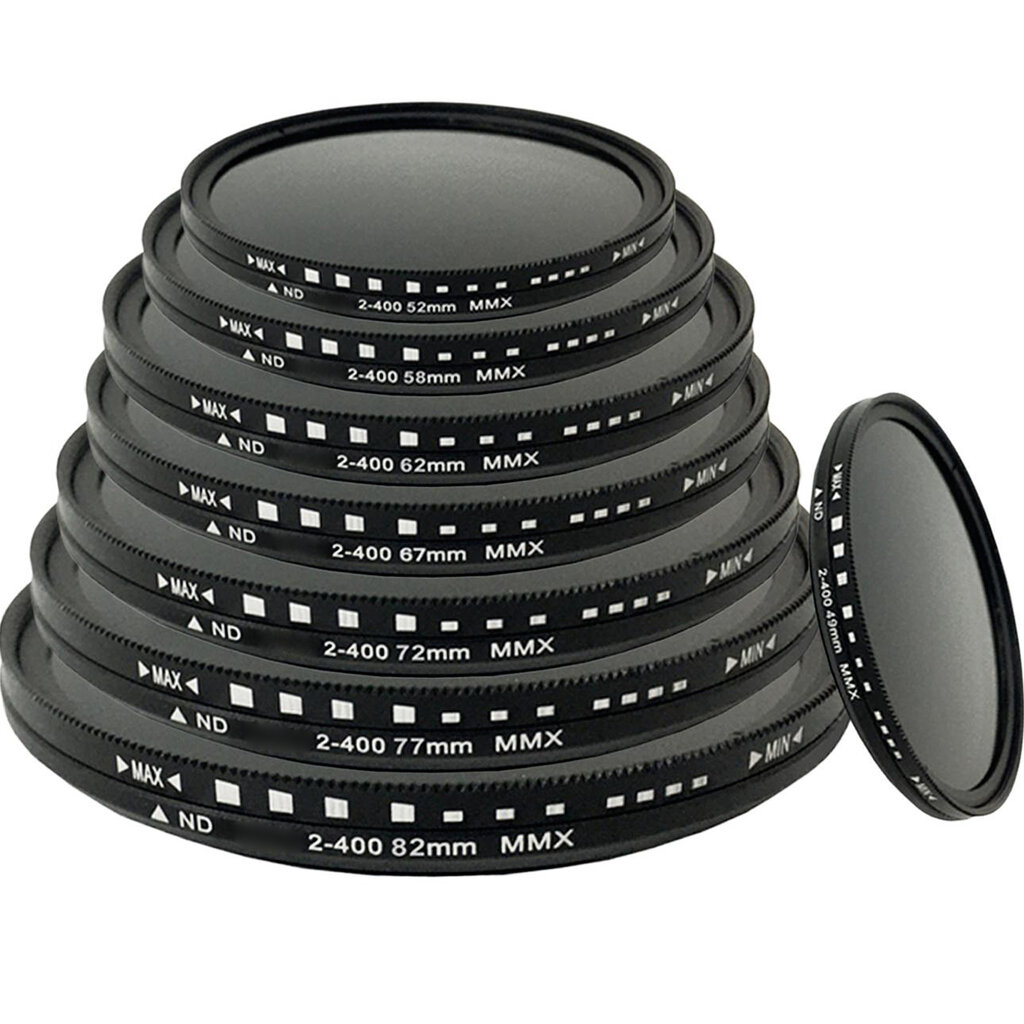 Reguleeritav ND2-400 filter, 77 mm nd2-400 (neutral density 1-8.6 Stops), rise-uk цена и информация | Filtrid fotoaparaatidele | kaup24.ee