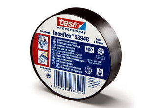 Электроизоляционная лента Тesa 20 м x 19 мм, черная цена и информация | Механические инструменты | kaup24.ee