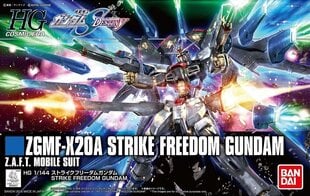 Bandai - HGCE Strike Freedom Gundam, 1/144, 55610 hind ja info | Klotsid ja konstruktorid | kaup24.ee