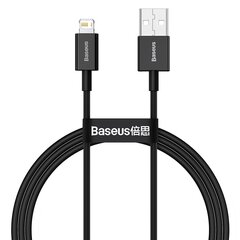 Kaabel Baseus CALYS-A01 Lightning Baseus Superior Series, 2.4A, 1m цена и информация | Кабели для телефонов | kaup24.ee