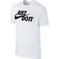 Nike meeste T-särk NSW TEE JUST DO IT, valge цена и информация | Meeste spordiriided | kaup24.ee