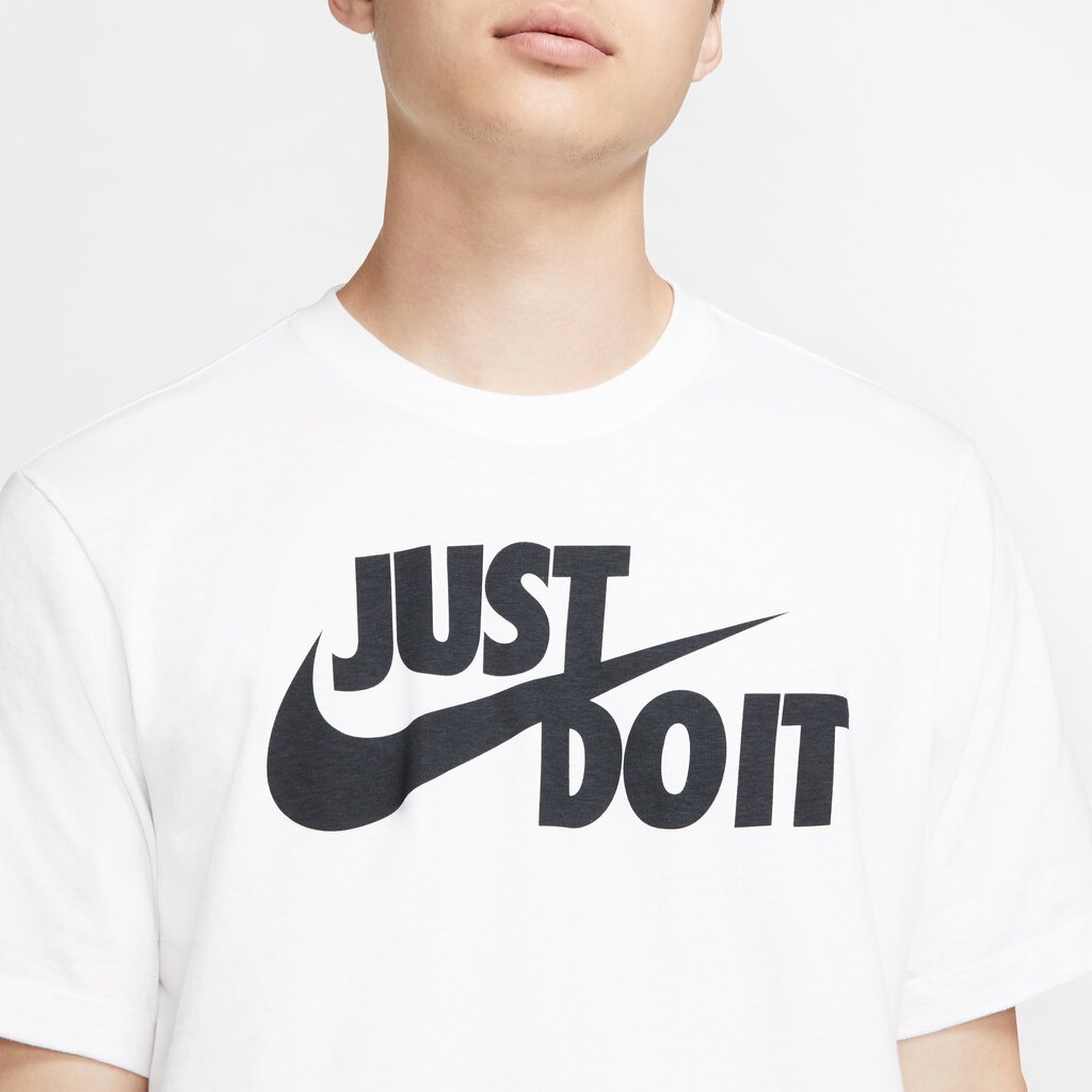 Nike meeste T-särk NSW TEE JUST DO IT, valge цена и информация | Meeste spordiriided | kaup24.ee